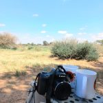 Coffee on Swart Pan, Botswana.